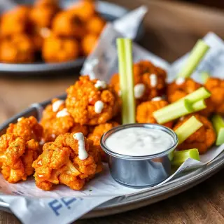 Buffalo Cauliflower Bites