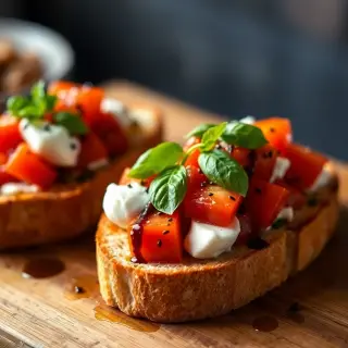 Burrata & Tomato Bruschetta
